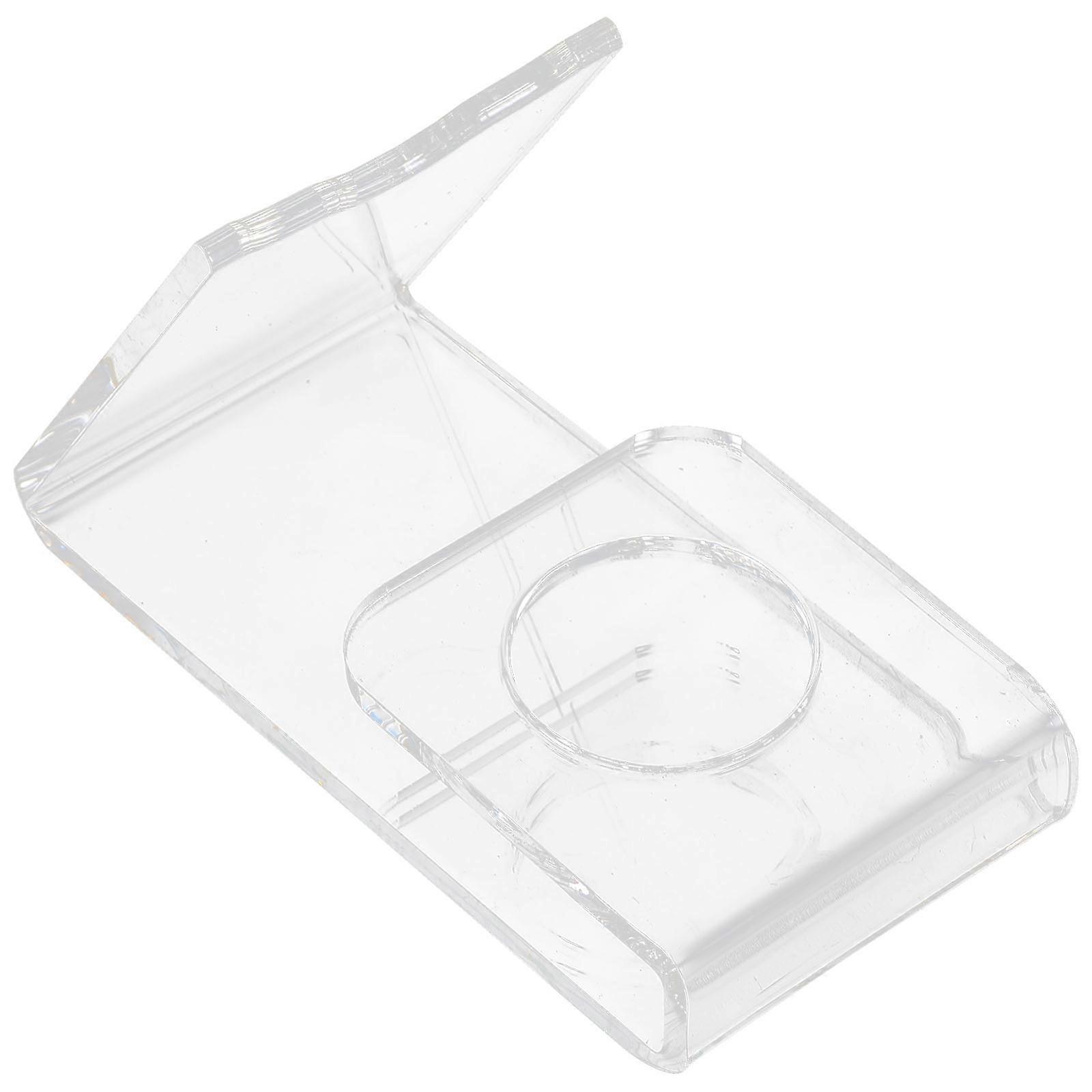 Bathroom Countertop Organizer Electric Stand Transparent Rectangular Display Home Use 1Pcs