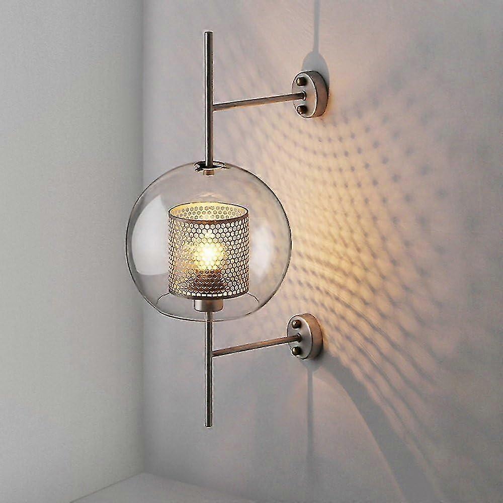 2025 Moderne einfache Glaskugel-Wandleuchte