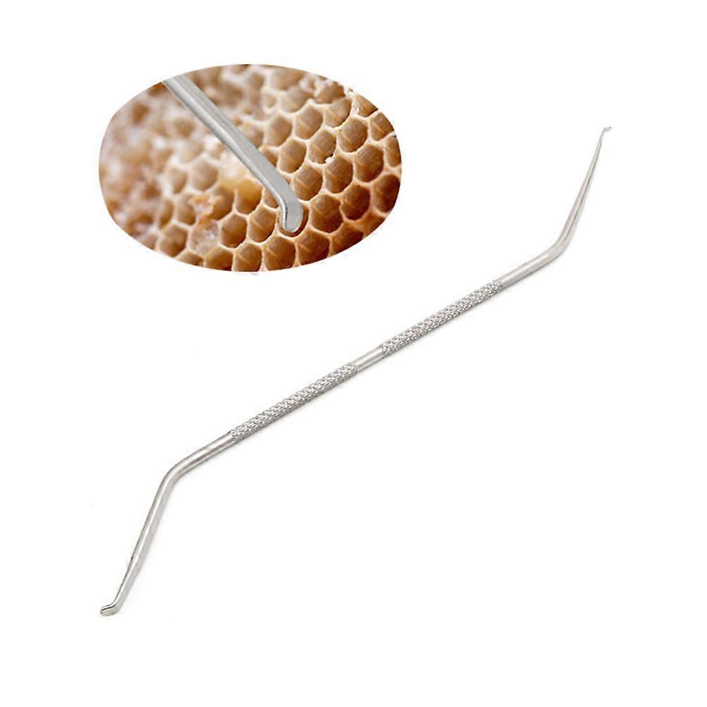 Beekeeping Equipment Stainless Steel Double Head Worm Needle Tool 18 X 0.8 X 0.8 Cm Protect Hands 1Pcs