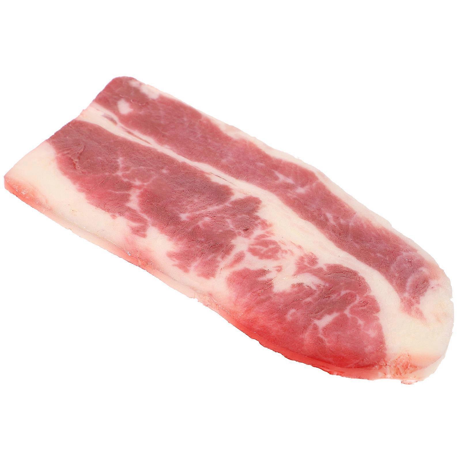 Realistic Artificial Beef Slices   Fake Meat Prop for Photography, Shop Decoration, Educational Food Model for Home Display & Teaching