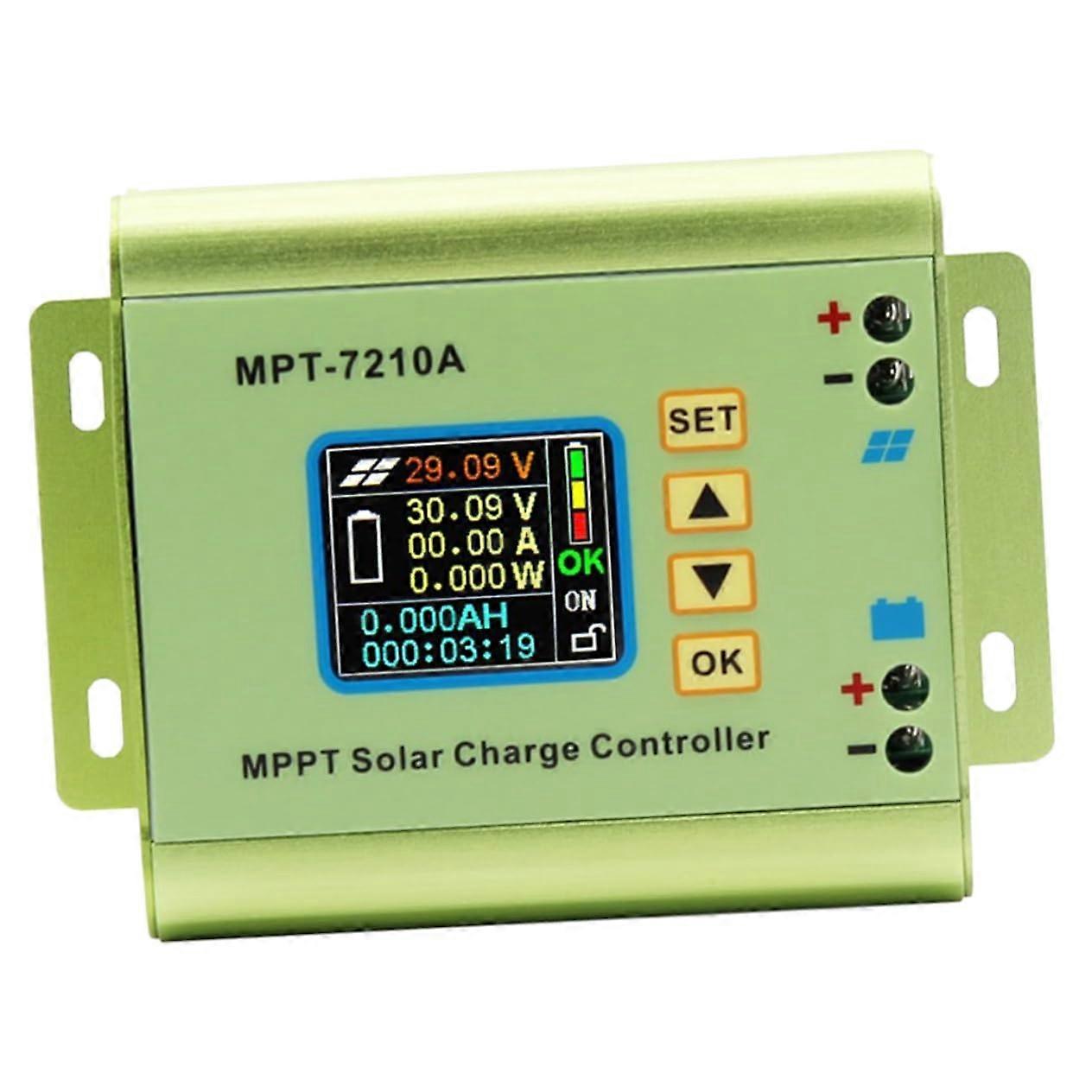 MPPT Solar Charge Controller With Color LCD Display, DC Input/Output For Solar Panel Battery Charging, Efficient