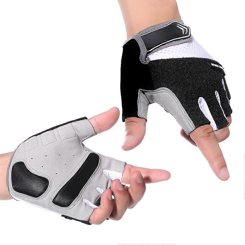 gloves for Cycling Made of Elastic Fabric with Sticker for Better Fit and Increased Friction XL