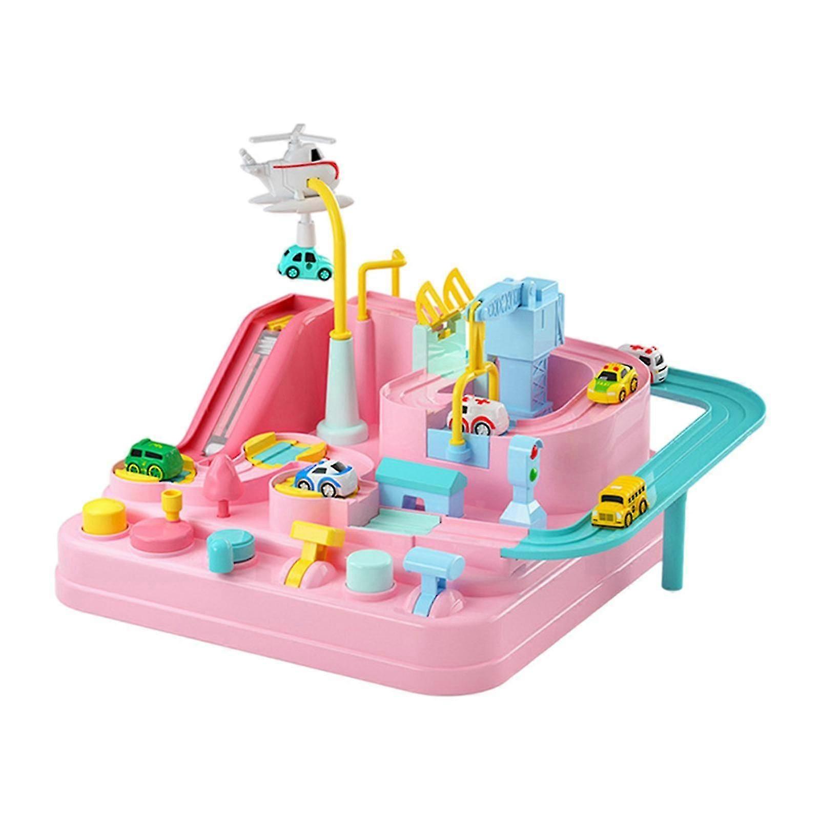 Rail DIY Vehicle Educational Table Game for Children 2x