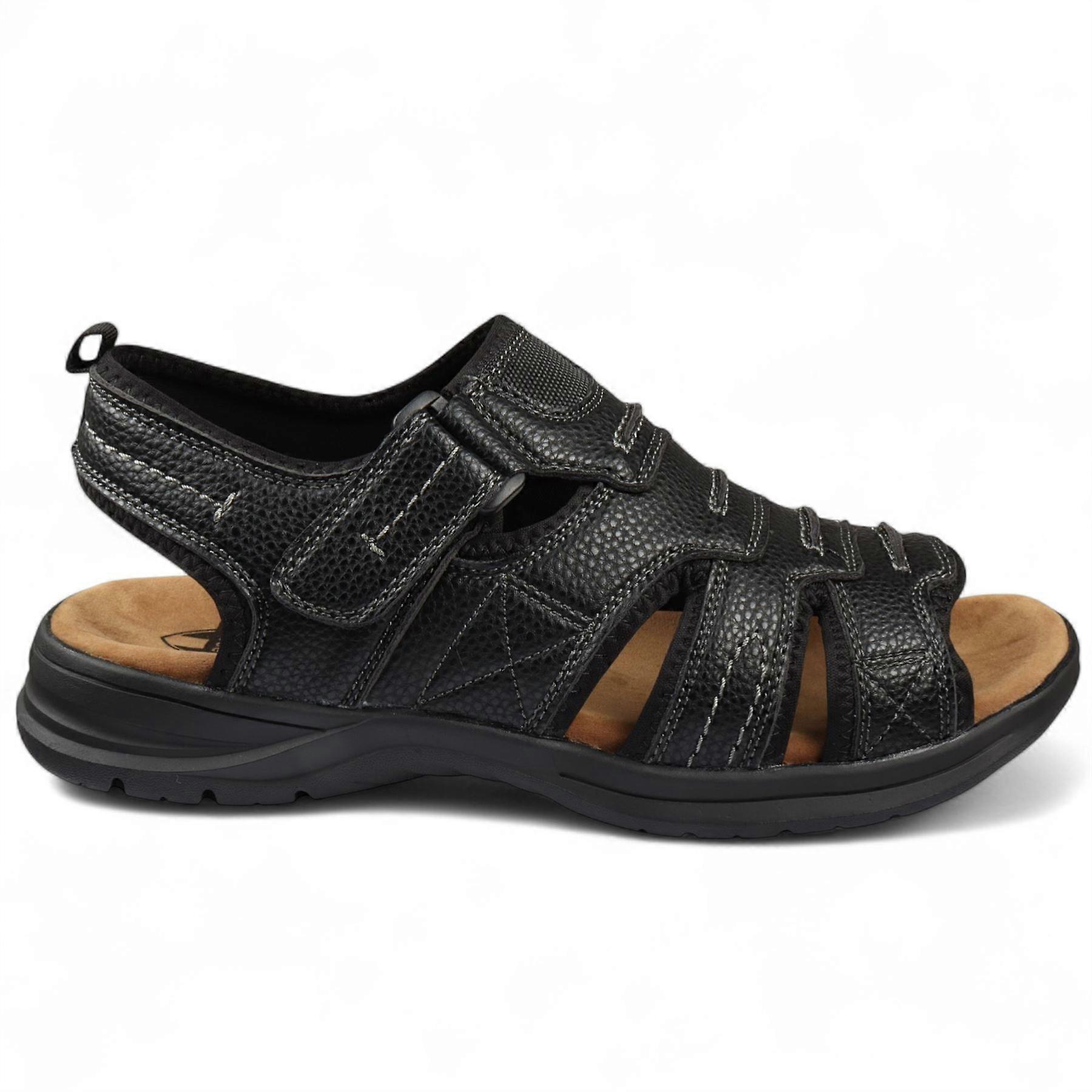 Men's Navy Adjustable Strap Sandals Lightweight Open Toe Design Durable Comfort