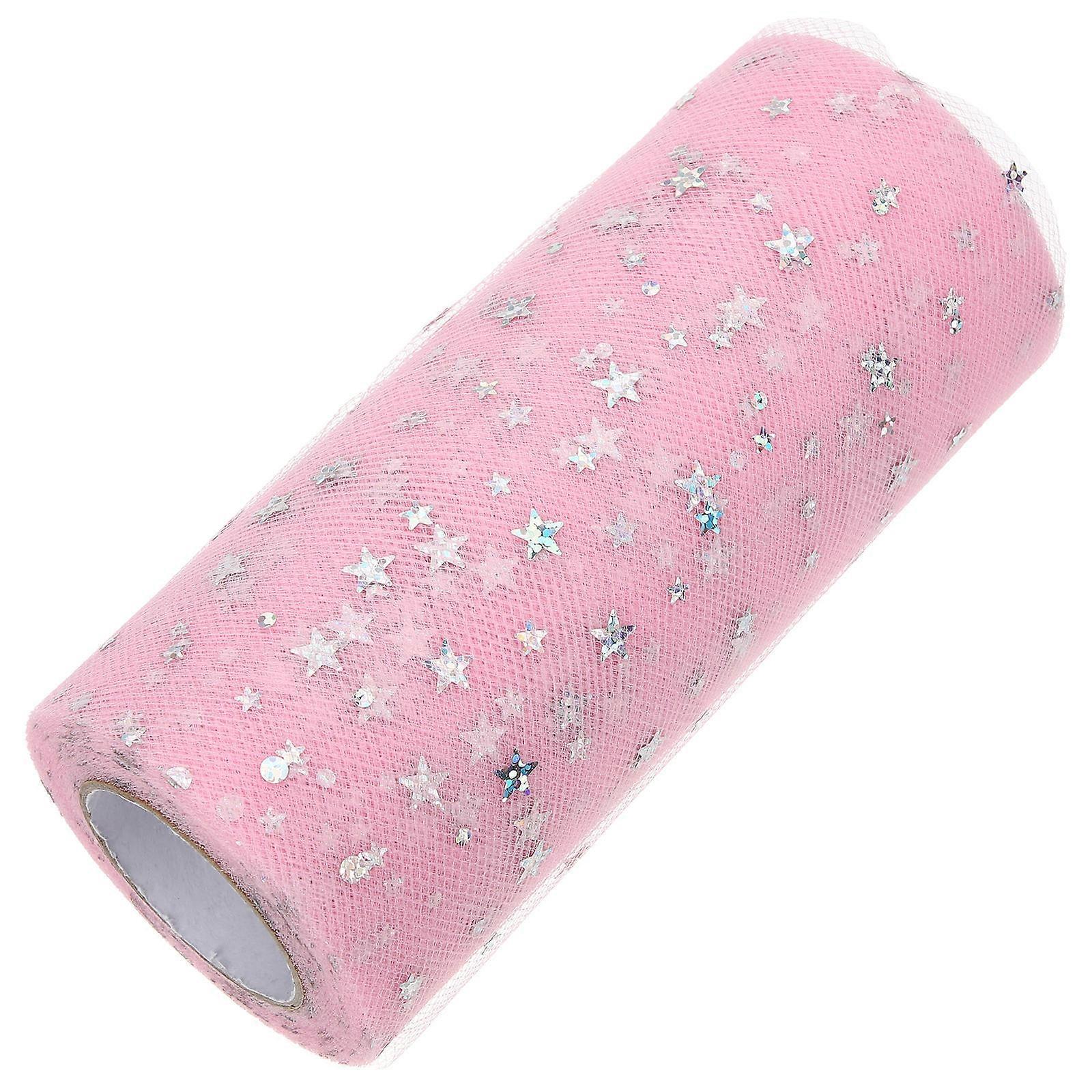 Tulle Ribbon Thin Veil for Gift Crafts 1 Roll Cuttable Handcrafting Netting