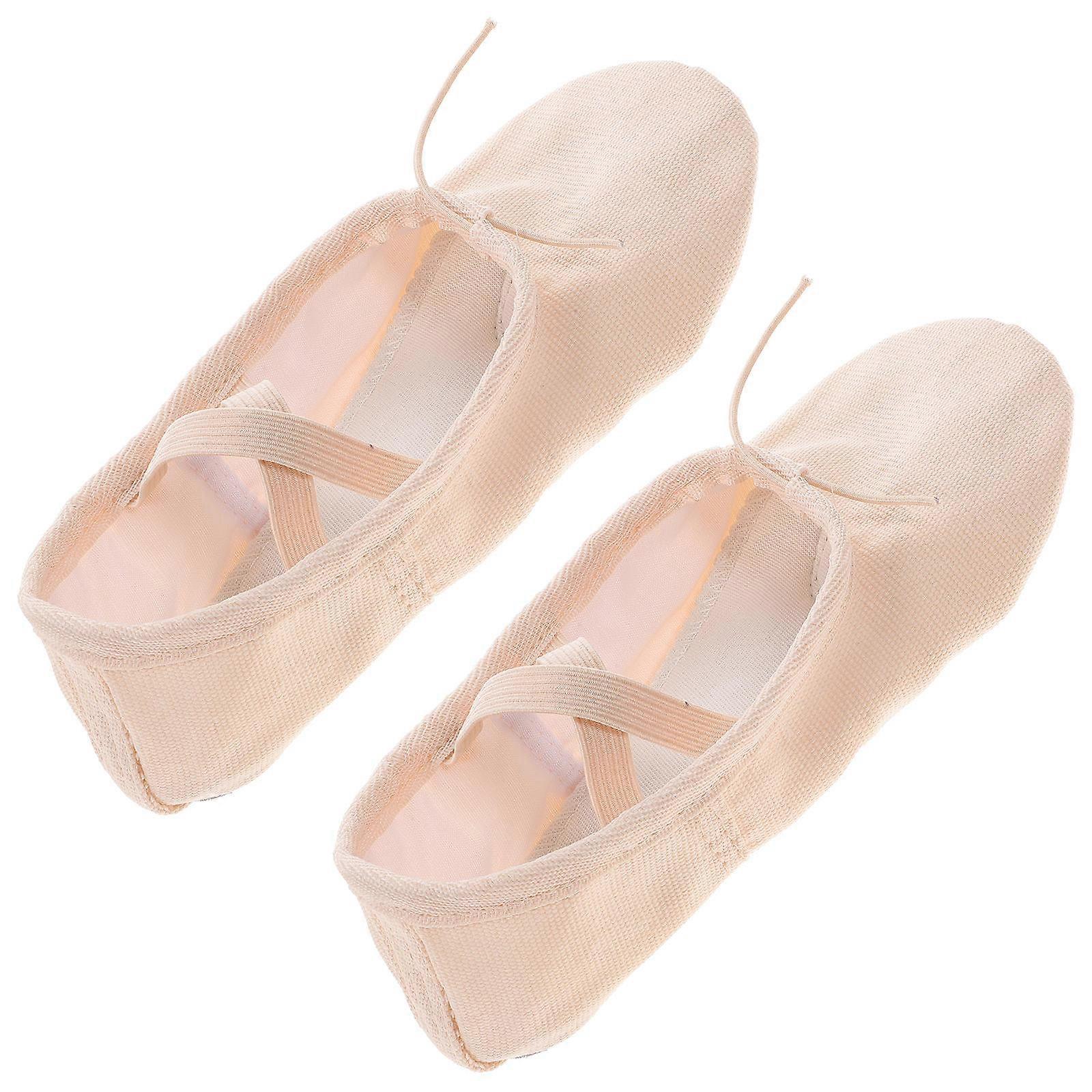 Elastic Cord Ballet Shoes For Yoga Practitioners Ideal For Ballet Dance Size 30 Various Colors 1 Pair