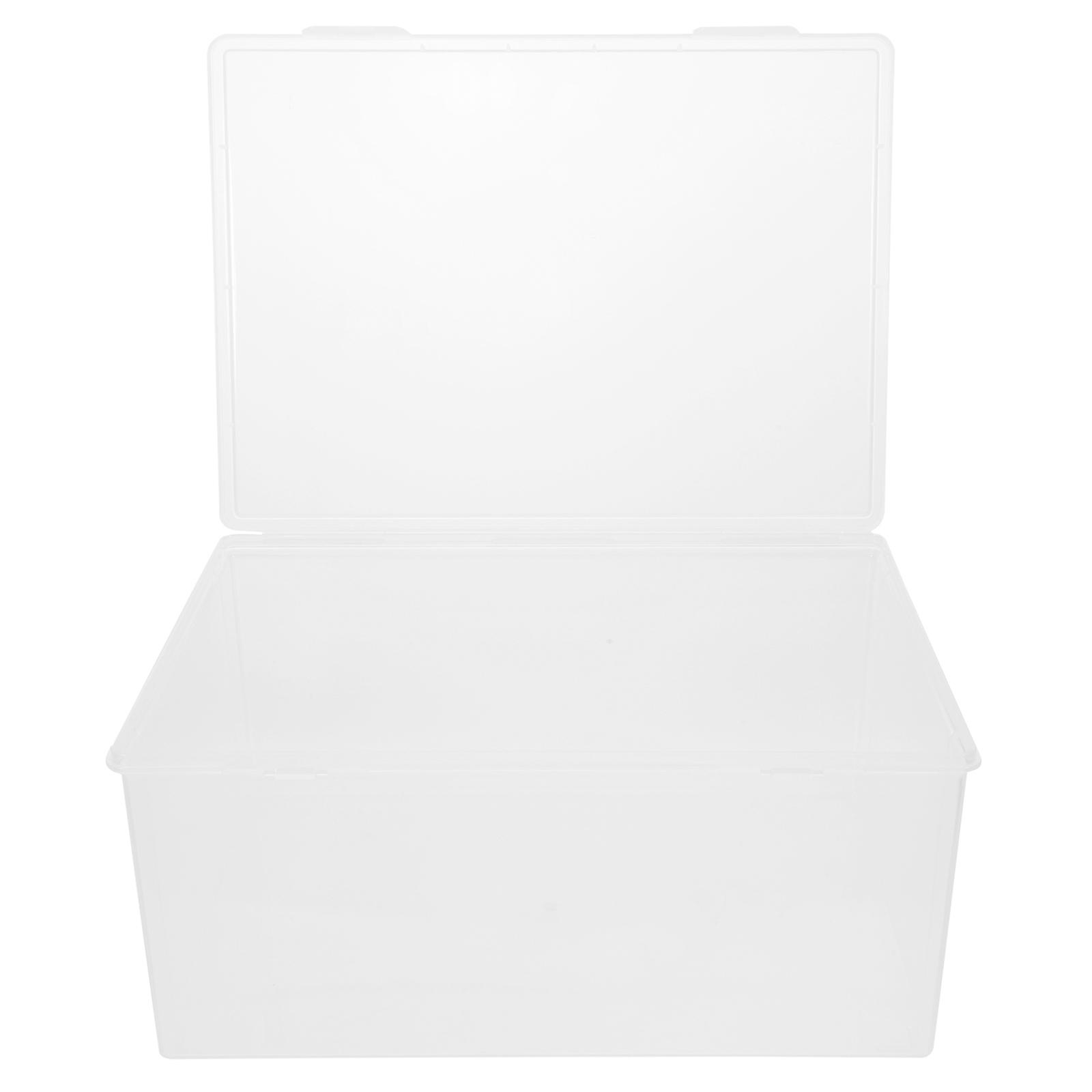 Shoe Storage Plastic Box Stackable Convenient Container Dustproof Under Bed Closet Organization 1Pack