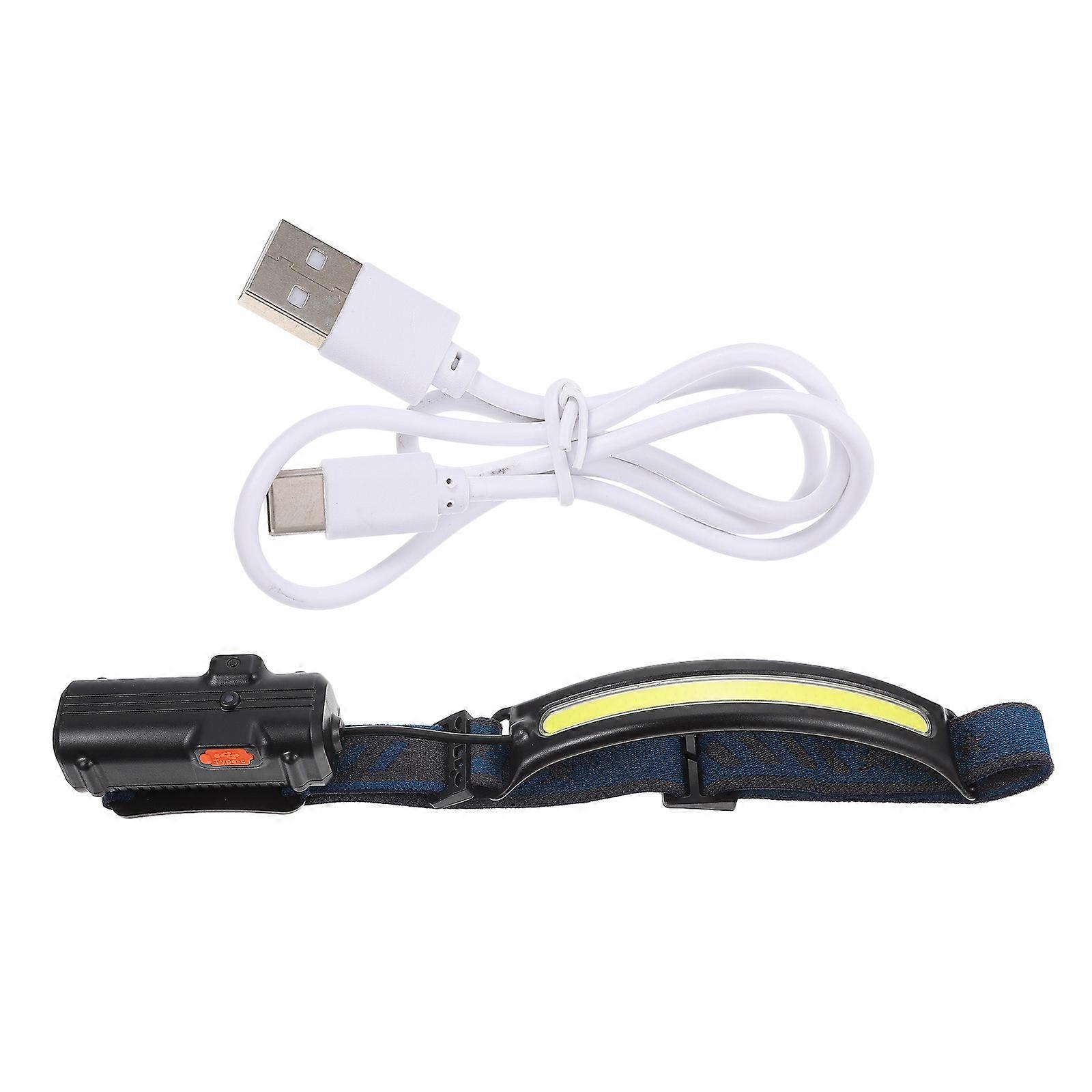 Plastic Headlamp For Outdoor Enthusiasts Waterproof Adjustable Headband Assorted Color 1 Set