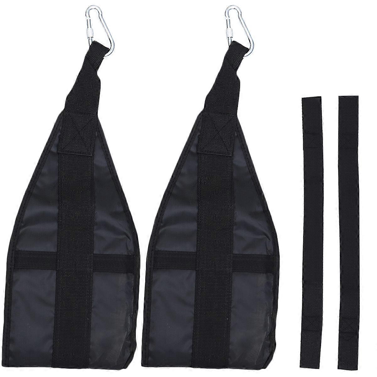 Gym Hanging Straps In Black Suitable For Strength Adults With Safe Feature 1Set