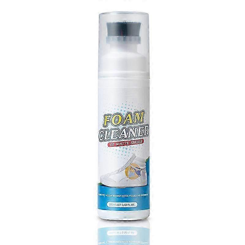 White Shoes Cleaning Agent & Mesh Cleaner - 100ml Shoe Washing Solution for Sneakers, Polishing & Decontamination - Removes Yellowing