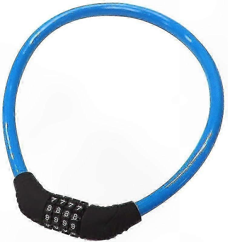 4-Digit Combination Cable Lock for Bikes, 60 x 1.27 cm, Secure Bicycle Protection Solution