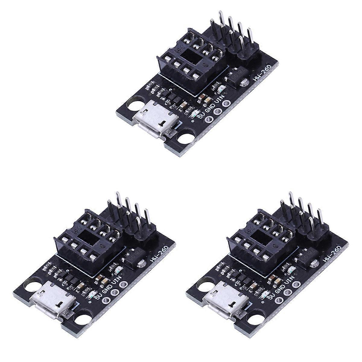 3X Development Programmer Board for ATtiny13A/ATtiny25/ATtiny45/ATtiny85