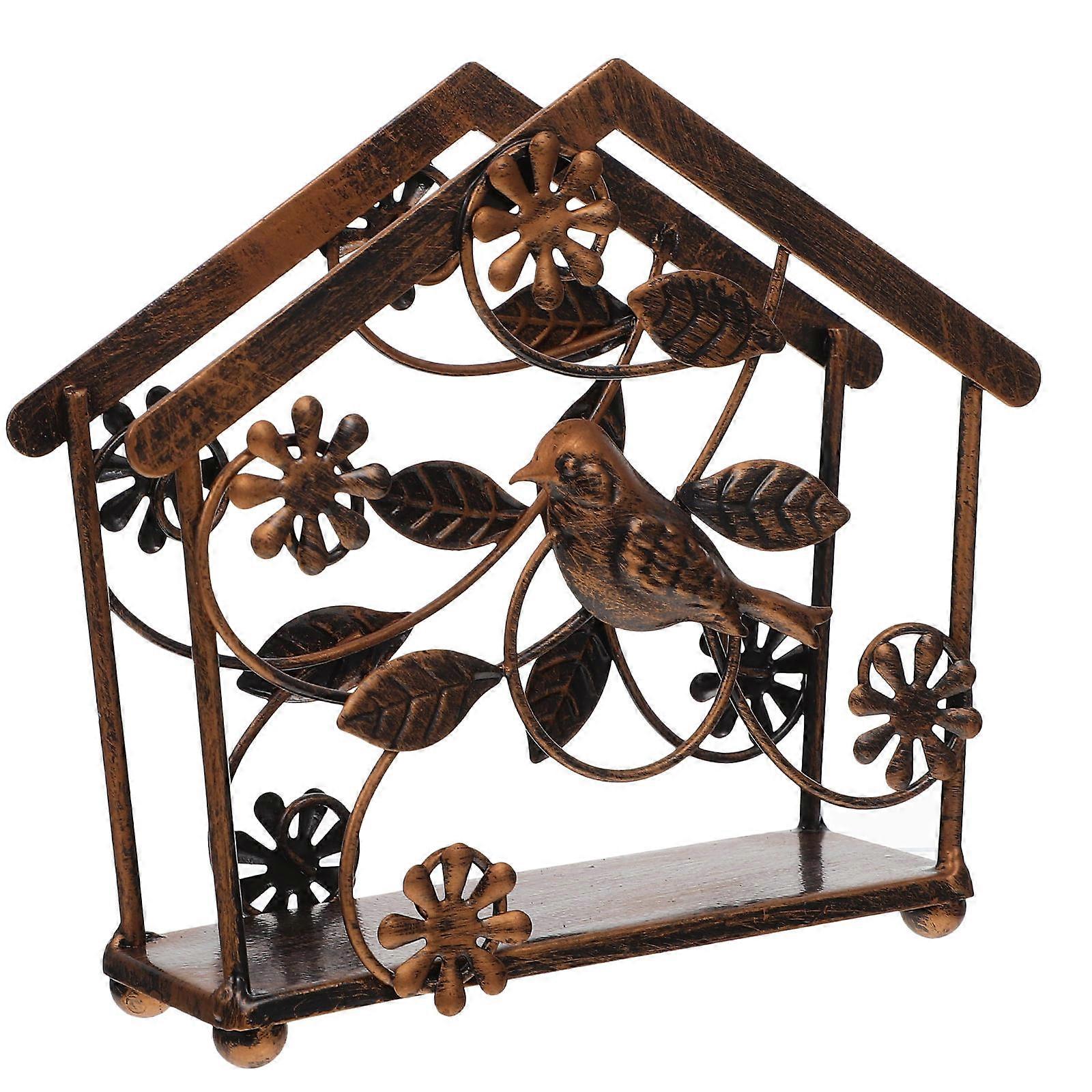 Napkin Holder Tissue Rack, Compact for Everyday Use and Decor, Refined Shape