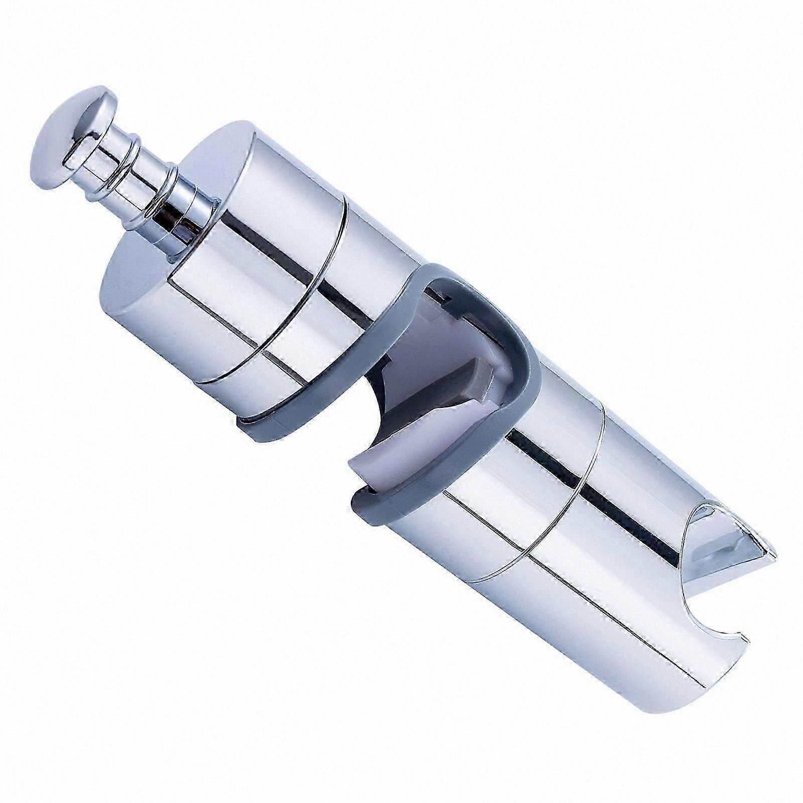 Adjustable Shower Head Holder 20-25mm, Chrome Plated Bracket with Side Knob for Shower Replacement