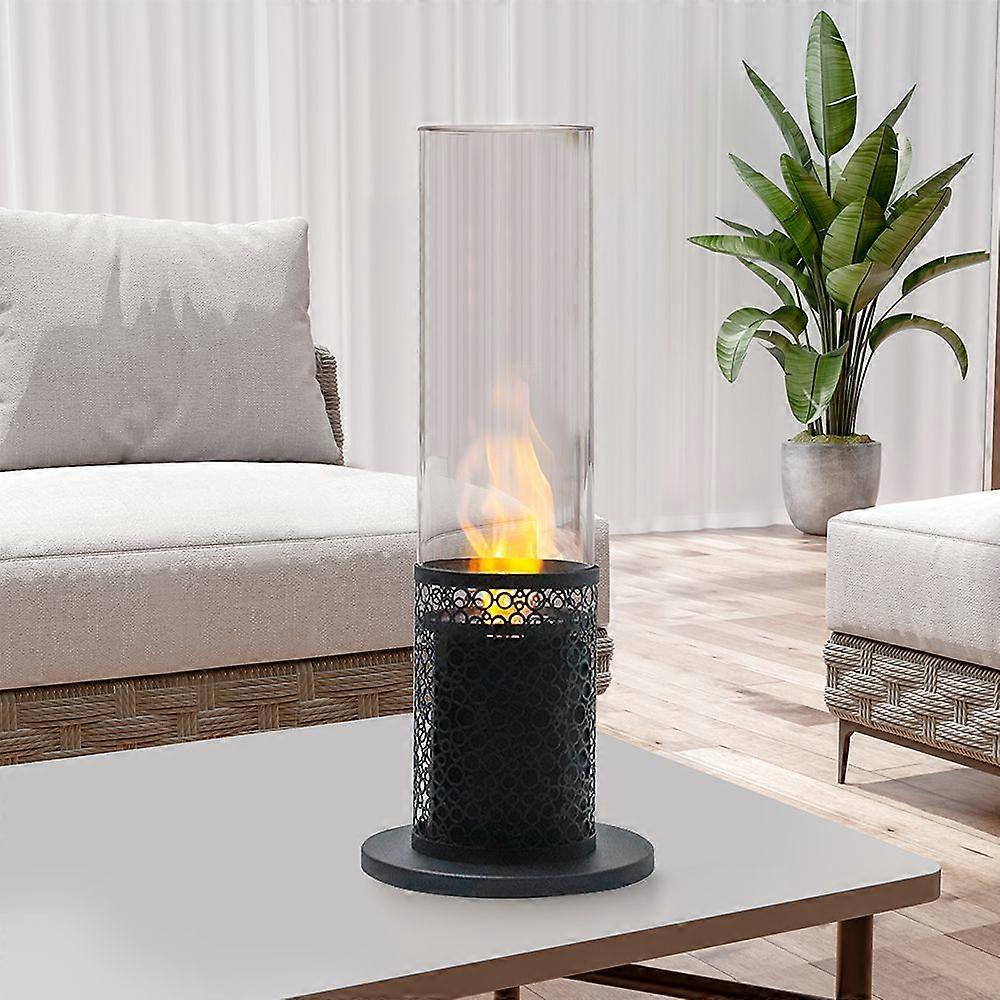 Cylindrical Bio Ethanol Fireplace