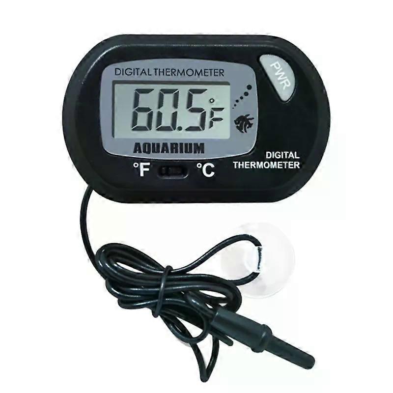 Digital LCD Fish Tank Aquarium Thermometer Temperature Sensor Water Meter Reptile for Aquarium Marine Aquarium