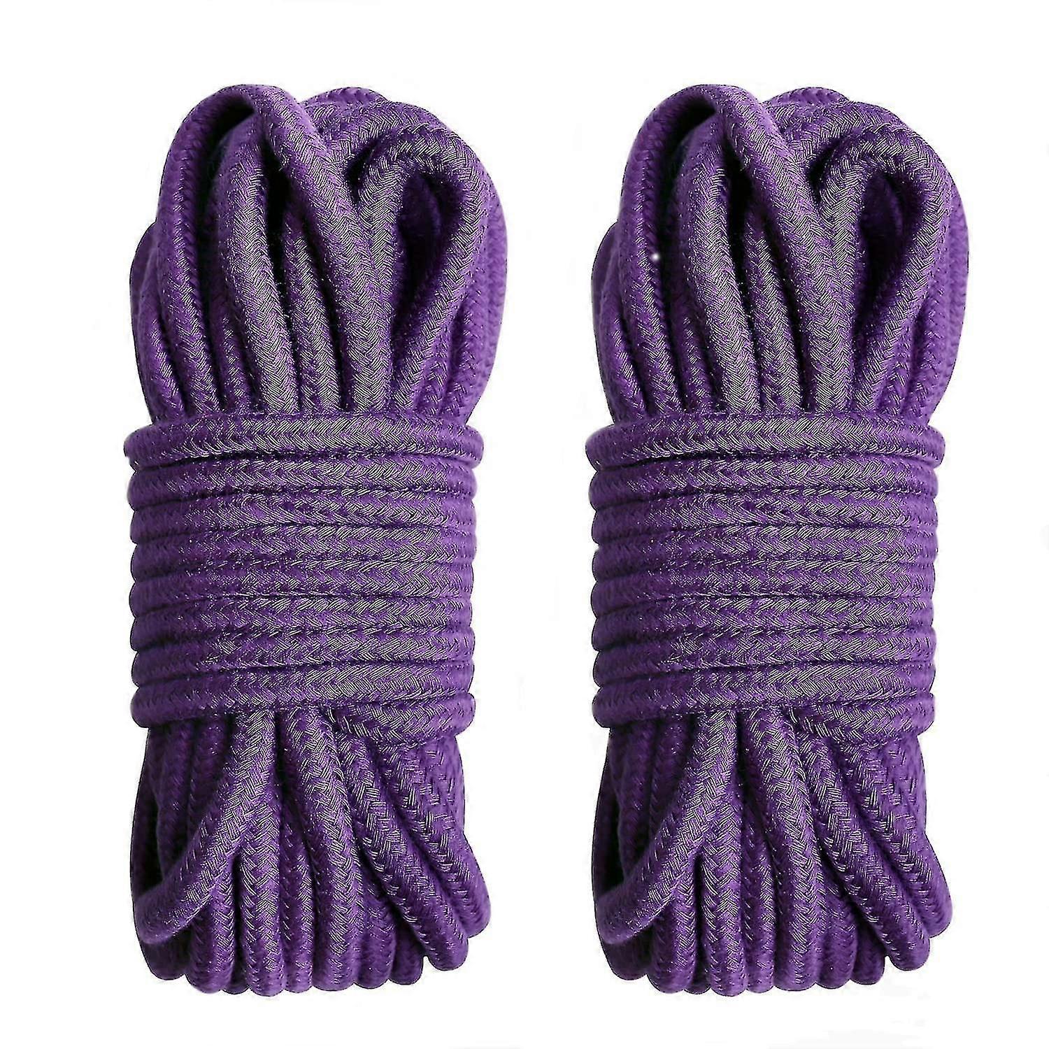 2er-Packung mit 10 m weichem Baumwollseil