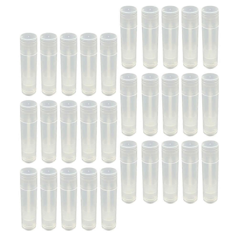 Lip Gloss Tubes Empty 30Pcs Transparent Refillable Lip Balm Container For DIY Cosmetic Projects And Home Use