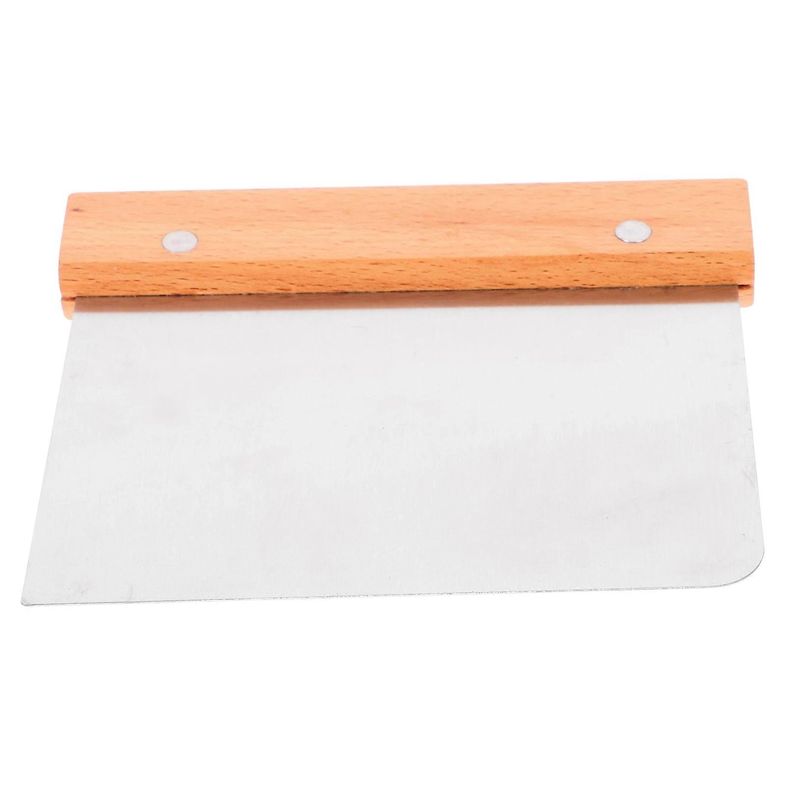 Stainless Steel and Wood Bench for Kitchen Ideal for Home Use with Comfort Grip and Assorted Color 7 inch