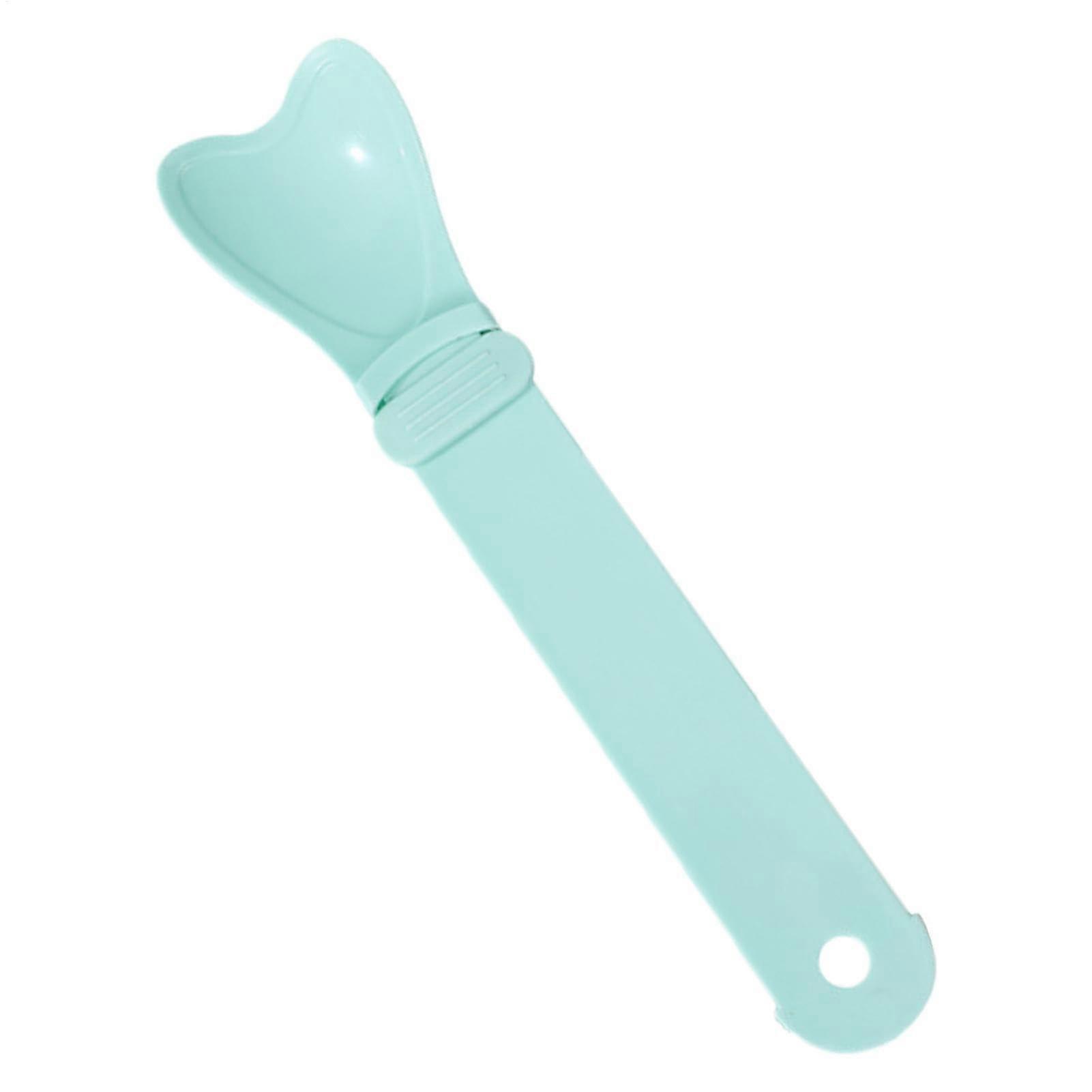 Heart-Shaped Cat Snack Scoop, Cat Food Feeder, Portable Wide-Mouth Cat Spoon, Blue