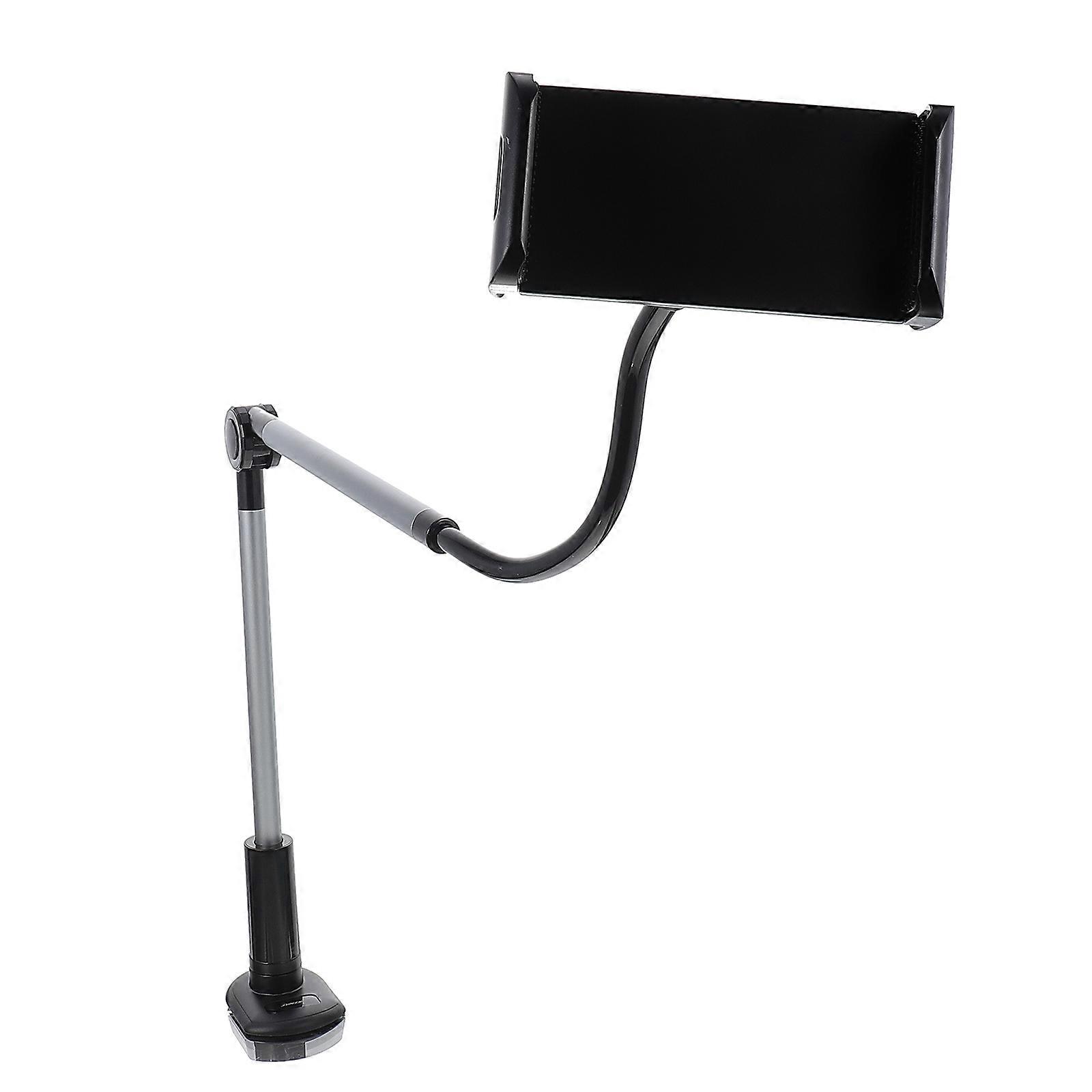 Phone Clip Tablet Supporting Stand For Bedside Use Flexible Black Material Universal With 1Set