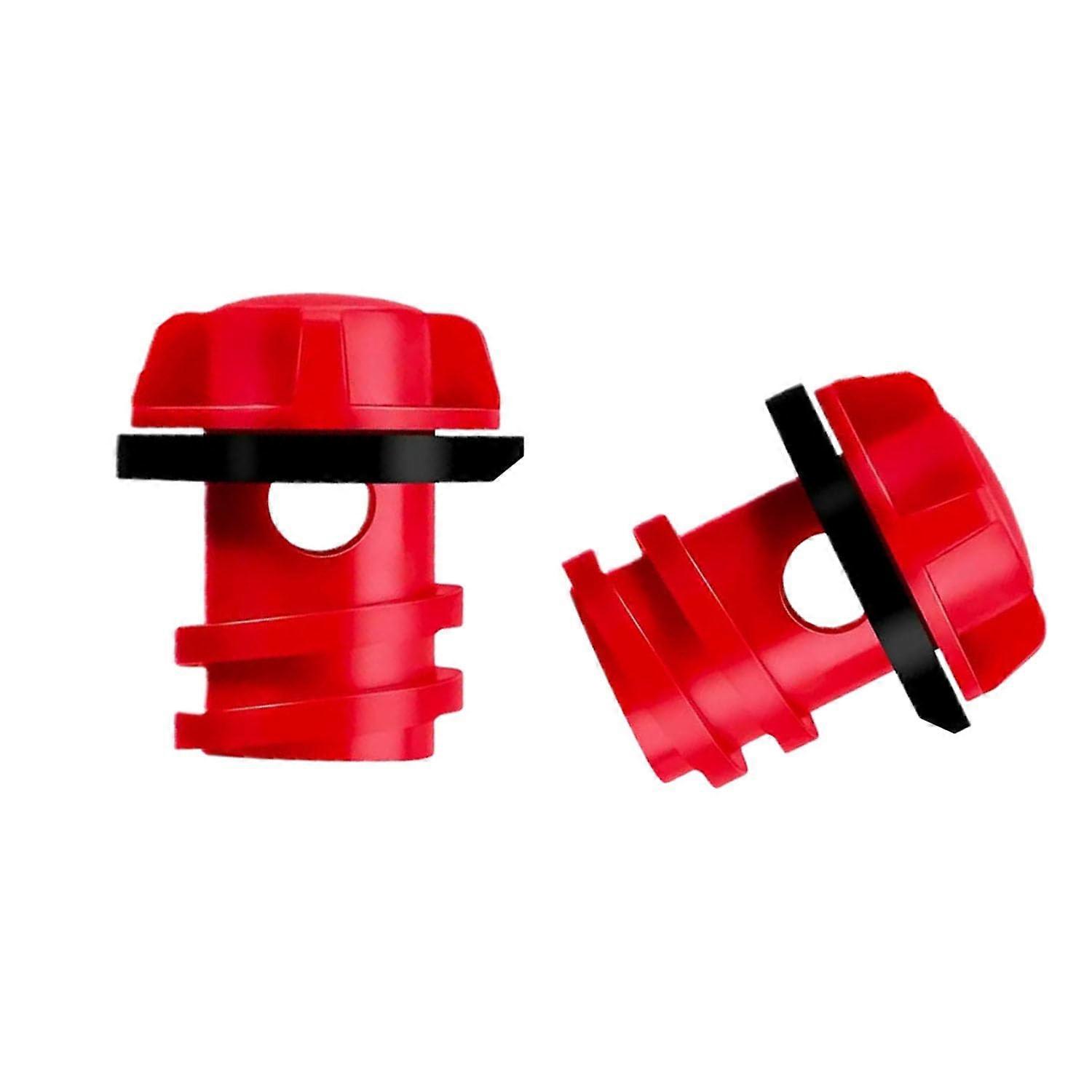 Cooler drain plug, cooler plug, replacement parts, accessories, leakproof drain plugs, compatible with RTIC, Yeti coolers, 2 pieces, red