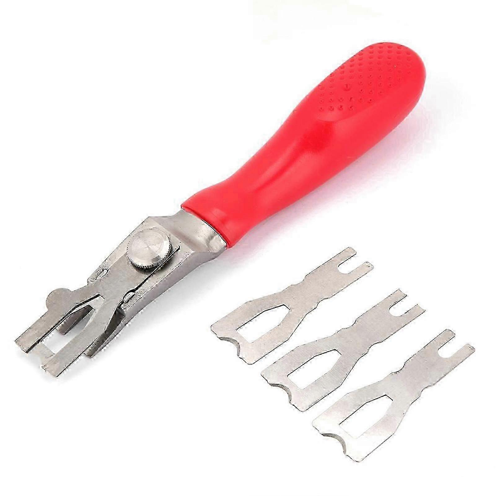 PVC Vinyl Floor Welding Skiving Kit Floor Trimming Tool 3 Blades