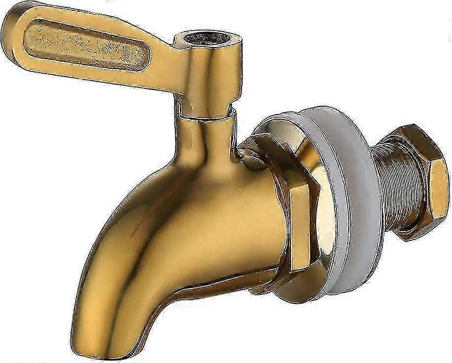 Meyve Suyu, Bira için 304 Paslanmaz Çelik Döner Musluk Su Sebili - Şarap, Bira, Meyve Suyu, İçecek Çeşmesi, İçecek Dağıtıcısı (altın16mm) İçin Kullanılır