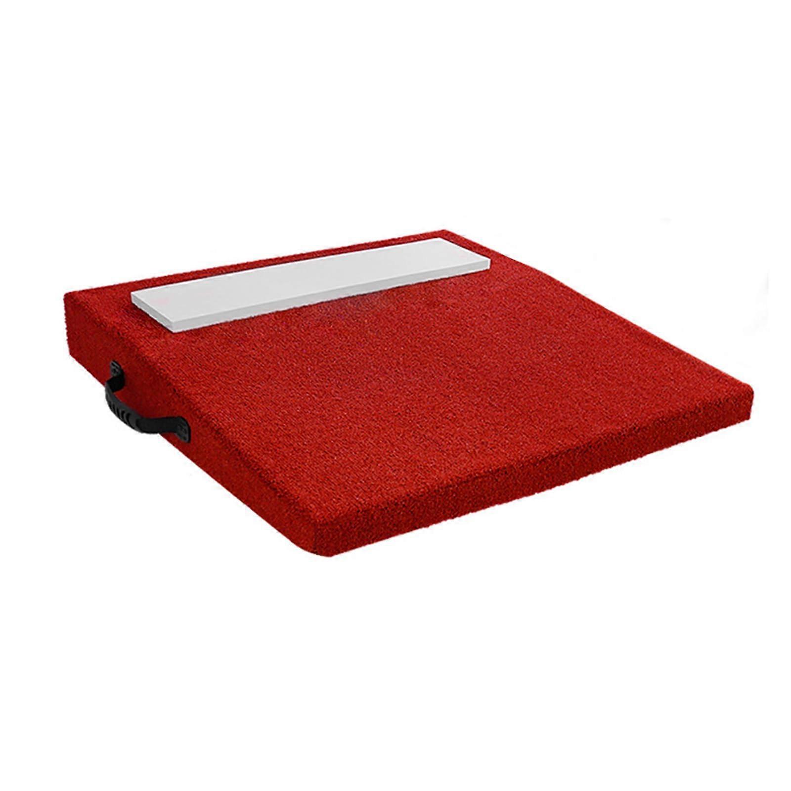Pitching Mound Portable Pitching Mound Baseball Mound for Indoor and Outdoor Training red