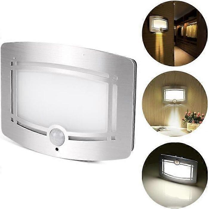 Wireless LED wall light with motion sensor - ONEVER - White - Indoor - LED