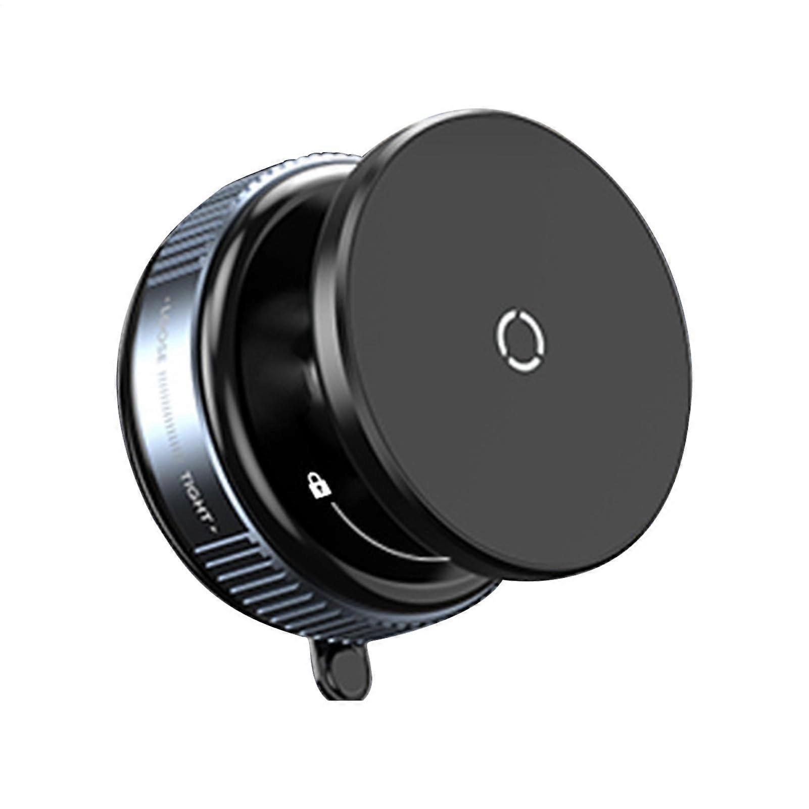 Vacuum Suction Phone Mount 360 Rotatable Support for All Smartphones Black