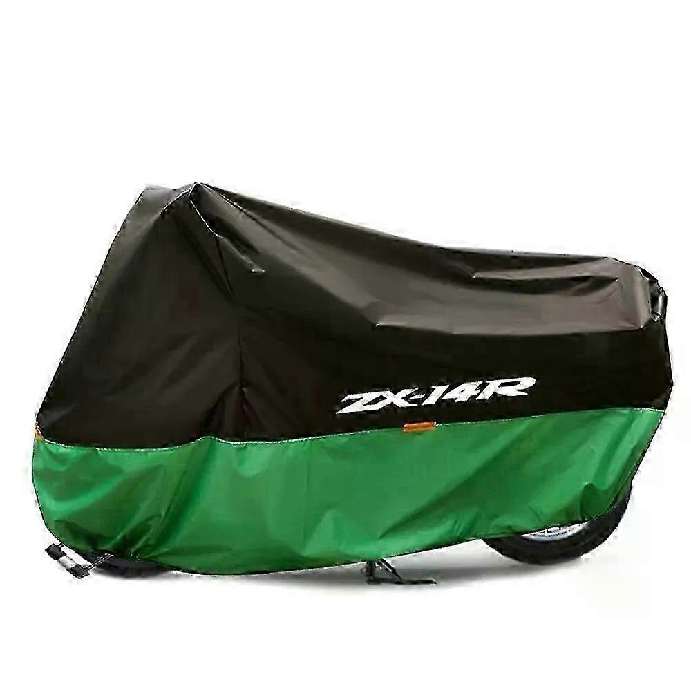 Ισχύει γιατοσικλέτα κάλυψη αδιάβροχο UV προστατευτικό όλη τη σεζόν dustproof βροχής καλύπτει για Kawasaki Zx14r Zx 14r Zx14 R Zx 14 R 2006-2017