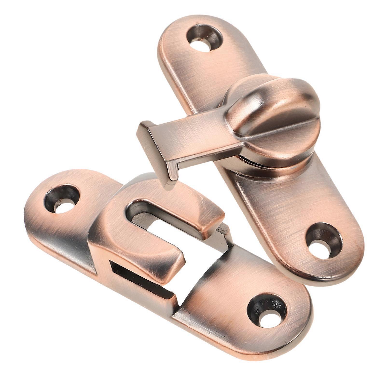 Zinc Alloy Flip Latch for Barn Doors Screen Doors and Farm Gates in Coffee Color Offers Effortless Operation with 1 Set