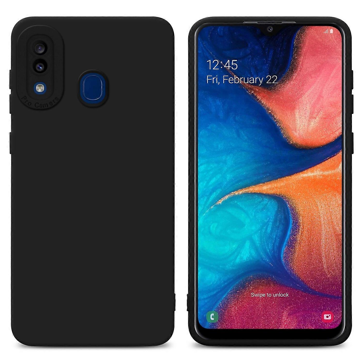 三星 Galaxy A20 / A30 / M10s 保护壳 TPU 保护壳 - 哑光带相机保护膜