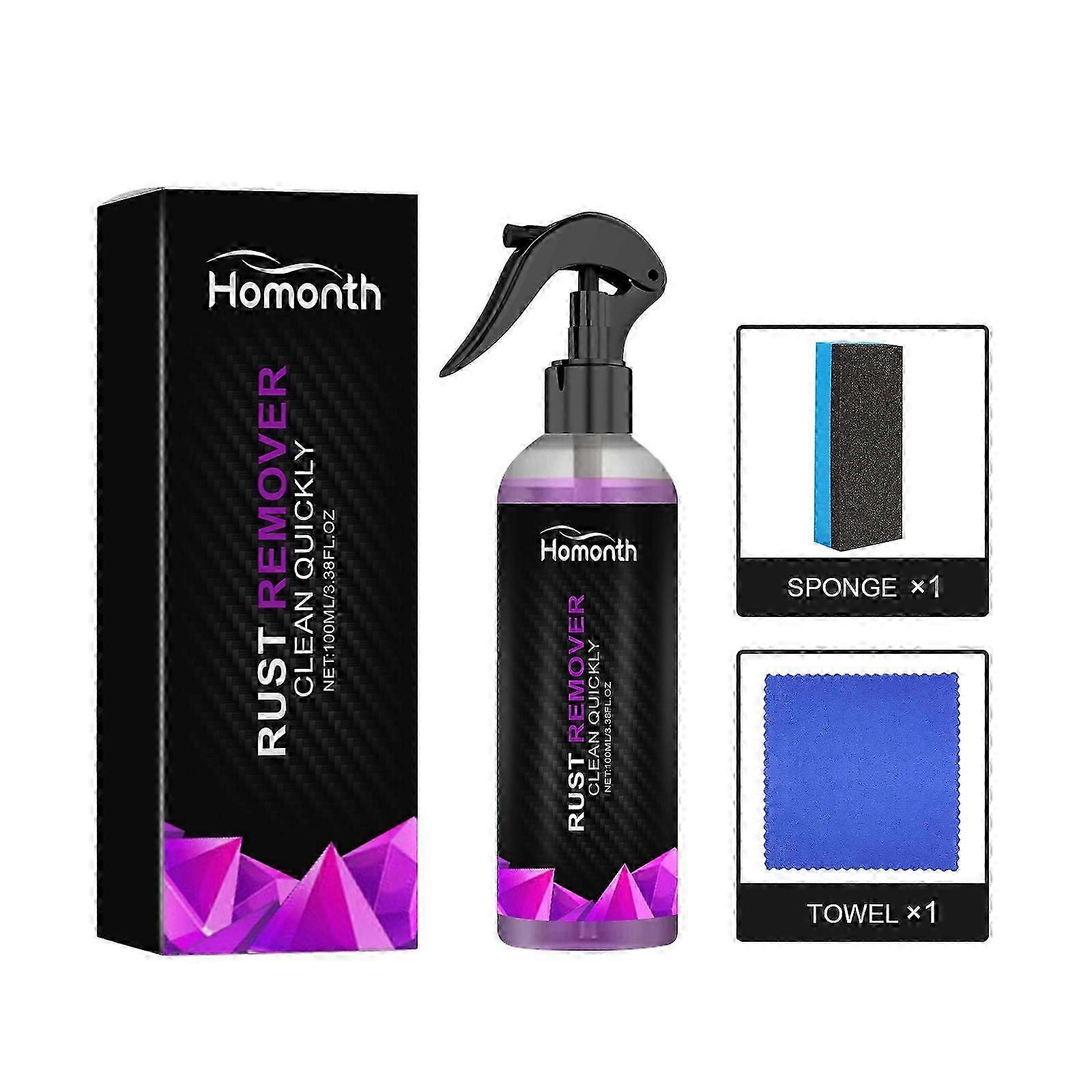 Homonth strong car rust remover, metal accessories anti-rust cleaning, renovation, anti-oxidation rust removal conversion agent