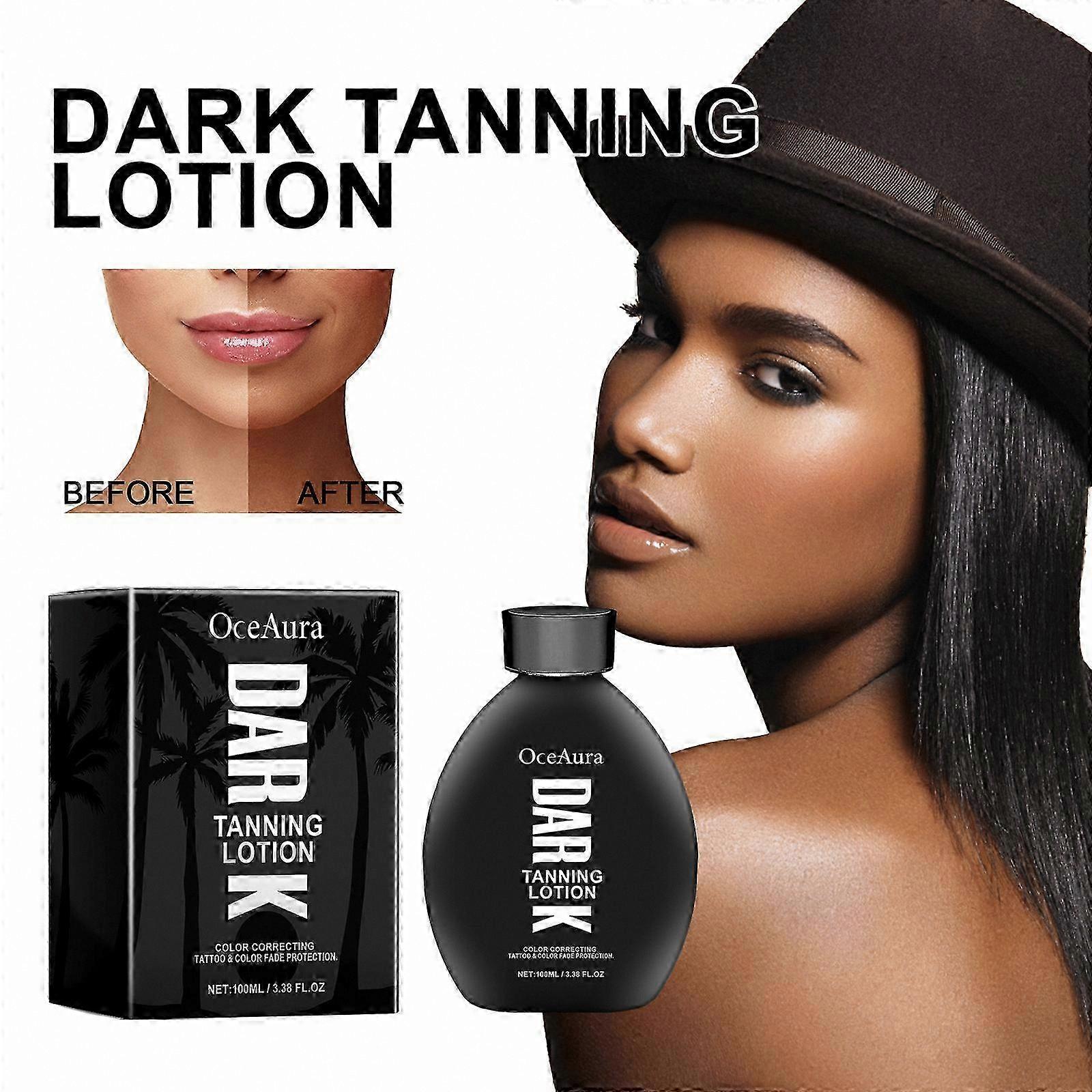 Indoor Tanning Bed Lotion for Deep Bronze Color, Transfer-Resistant Formula for Dark Tanning Results