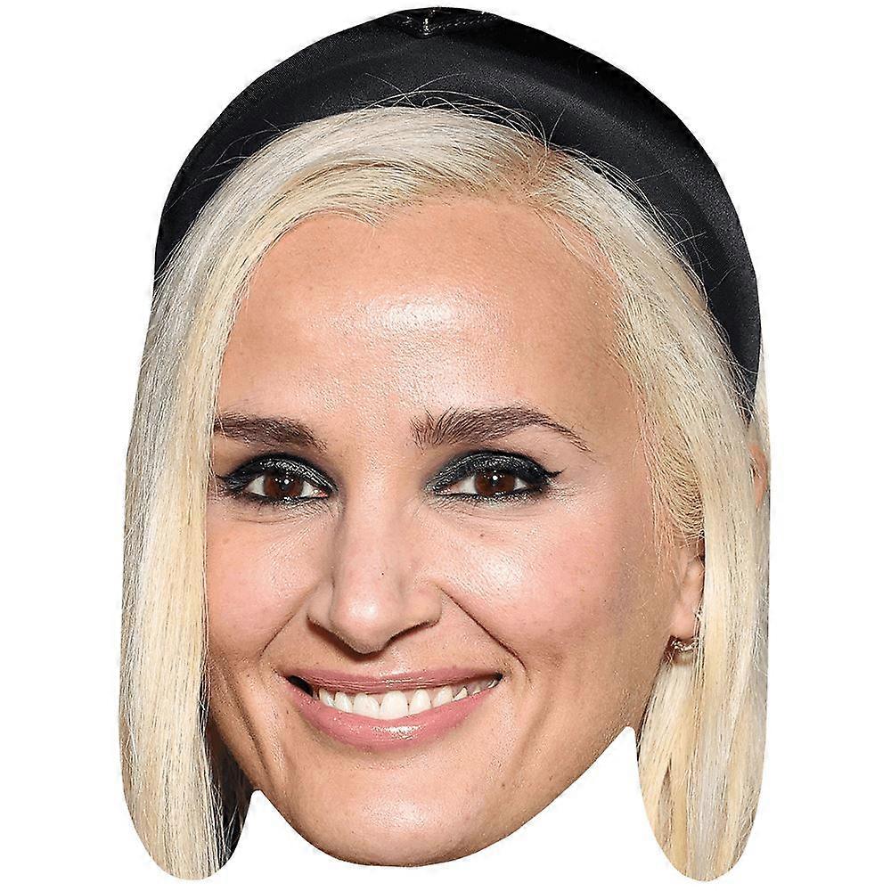 Julia Ducournau (Smile) Celebrity Mask, Flat Card Face