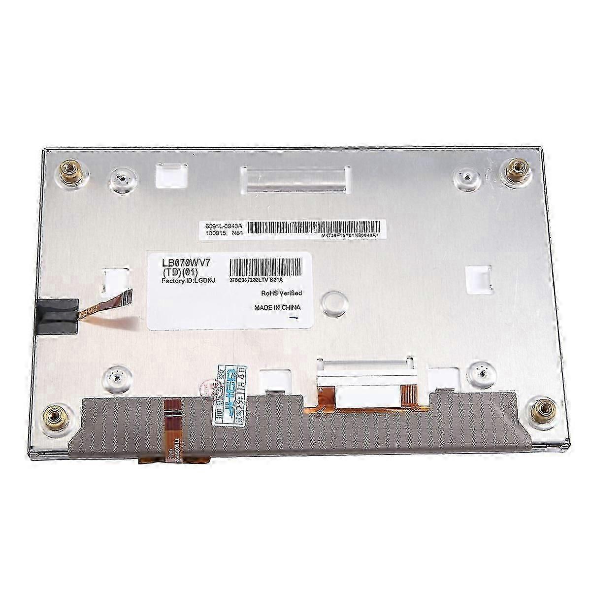 7Inch LCD Display Screen LB070WV7 TD01 LB070WV7-TD01 Touch Display for Car Navigation TFT LCD Monit