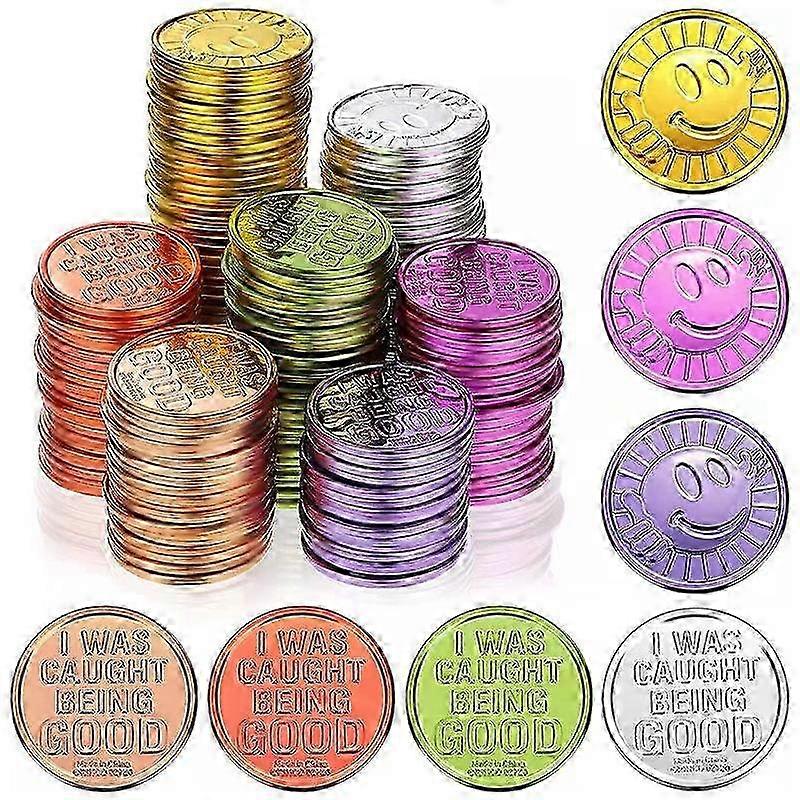 100 Pcs St. Patrick's Day Gold Coins Plastic Pirate Gold Coins Set