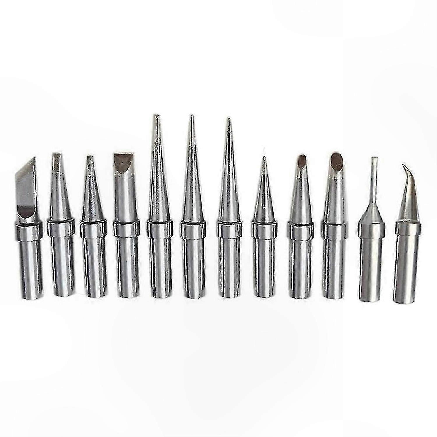 12Pcs Soldering Iron Tips for Weller WE1010NA WES51 WESD51 PES51 WEP70 Replacement ET Tips Set