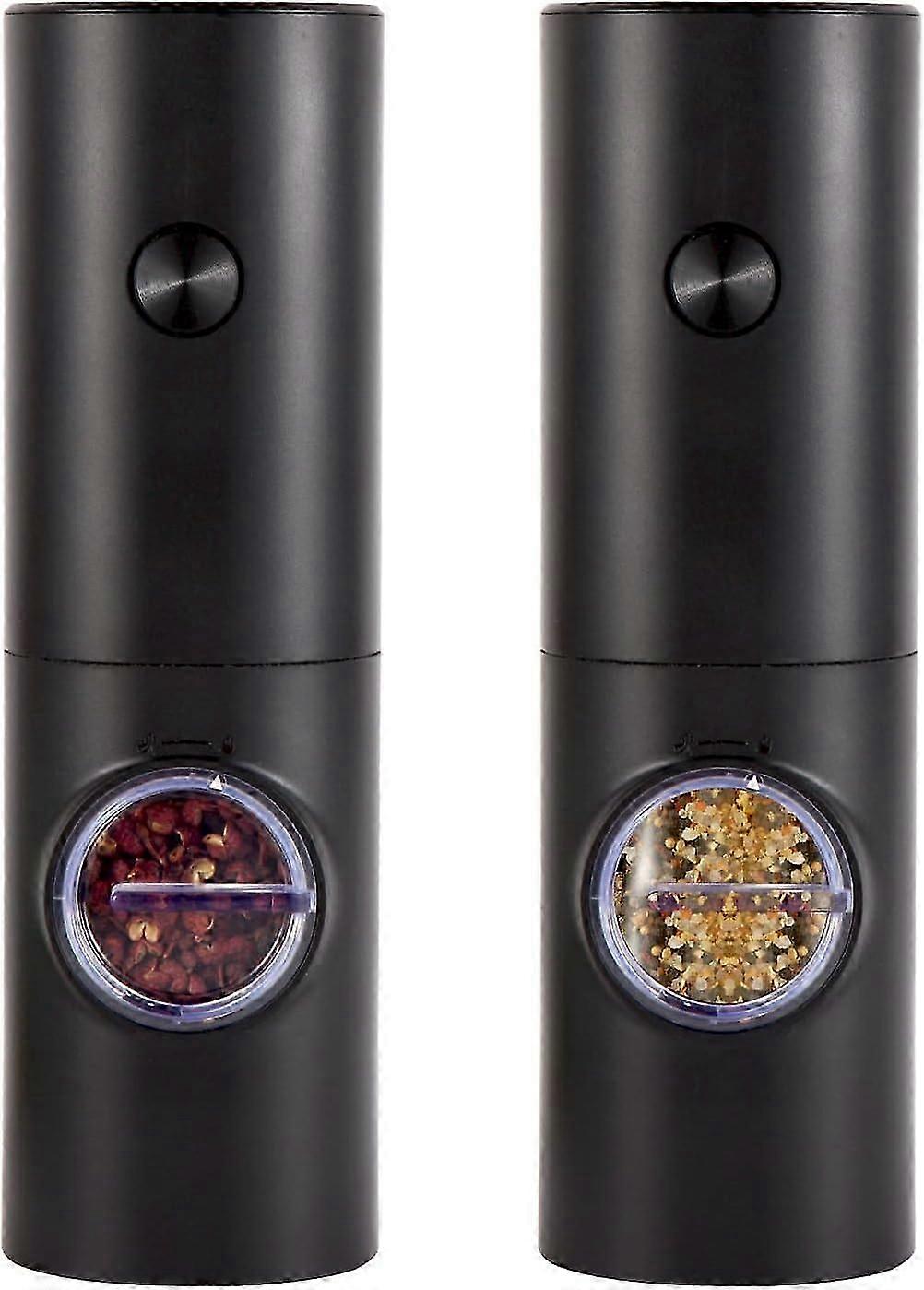 Electric Pepper Grinder,Battery Powered,Salt and Pepper Grinder Set Elect ISN
