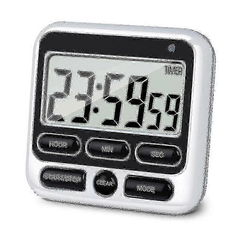 Digital Countdown Kitchen Timer -count Up Down Magnetic Timer Clock Kitchen Timer Alarm Timer For Cooking Baking Gym Students