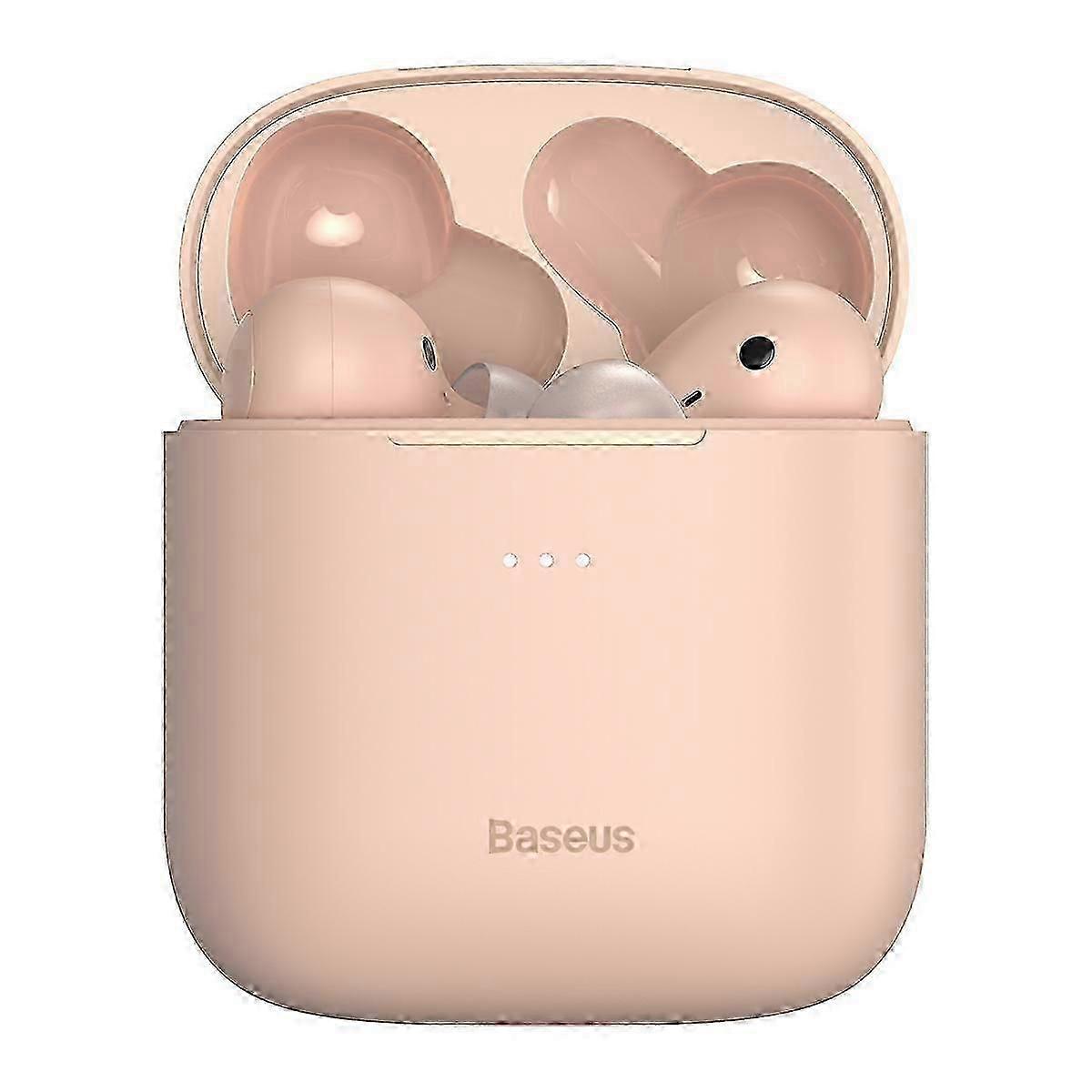 W06 bluetooth kulaklık Pembe