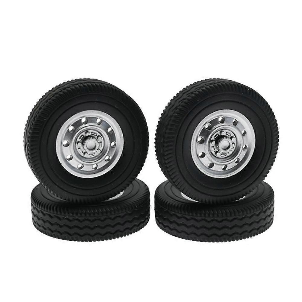 4st gummihjul däck däck för D12 Mini 1 / 16 RC lastbil bil reservdelar tillbehör