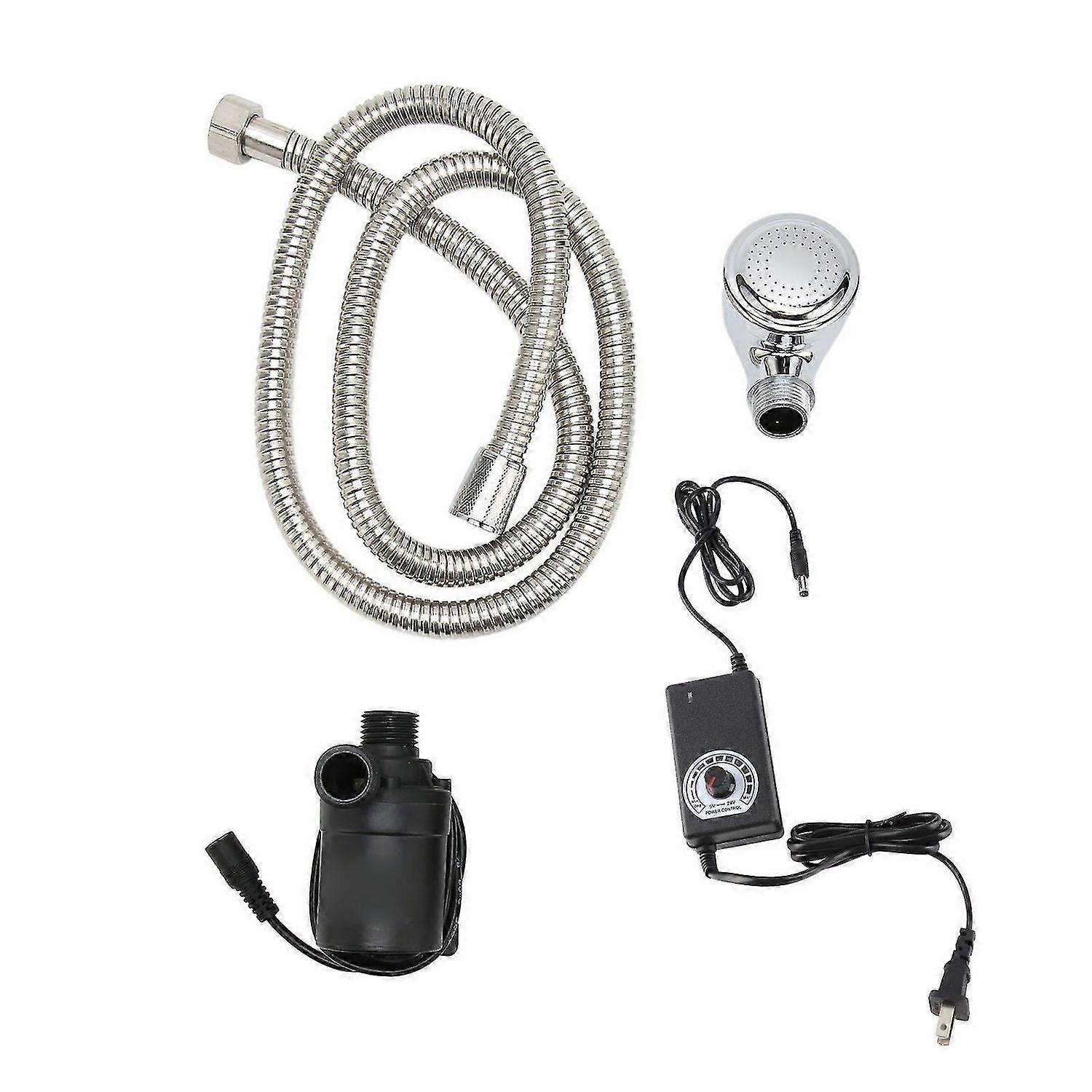 2025 Latest Model Speed Control Power Adapter DC Pump Shower Shampoo Basin Acc...