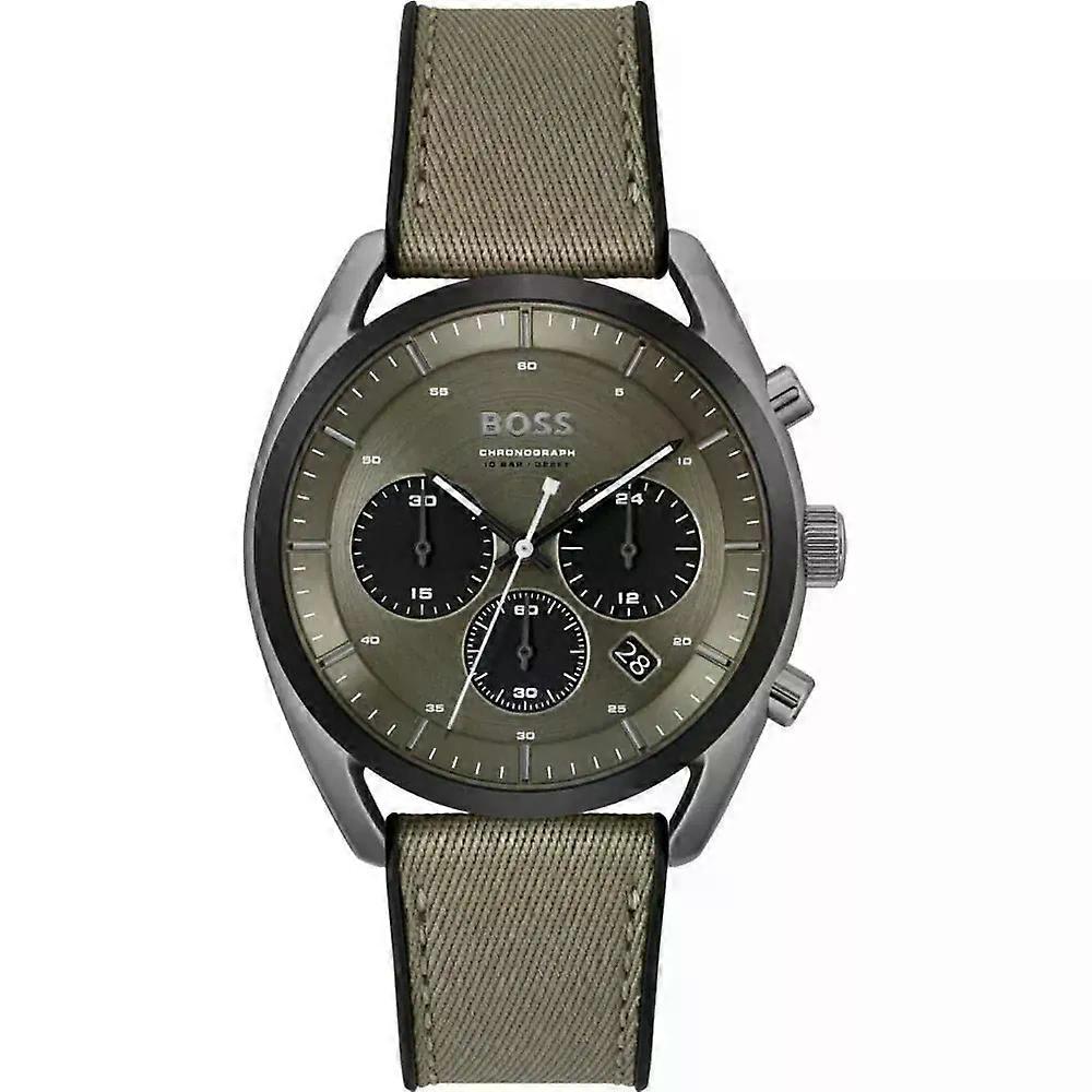 Zegarek Hugo Boss 1514092 Top 44 mm ze stali nierdzewnej w kolorze srebrnym