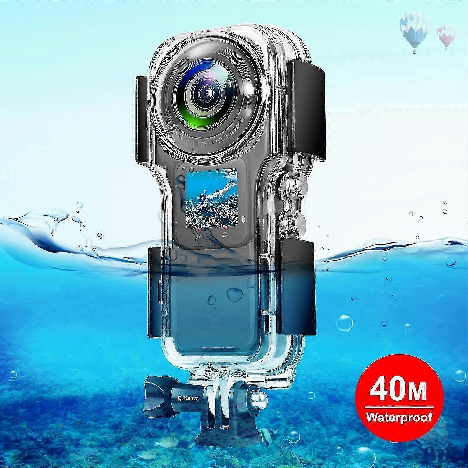 PULUZ 40m Underwater Housing Case for Insta360 One RS 1-Inch 360 Edition: Waterproof Protection