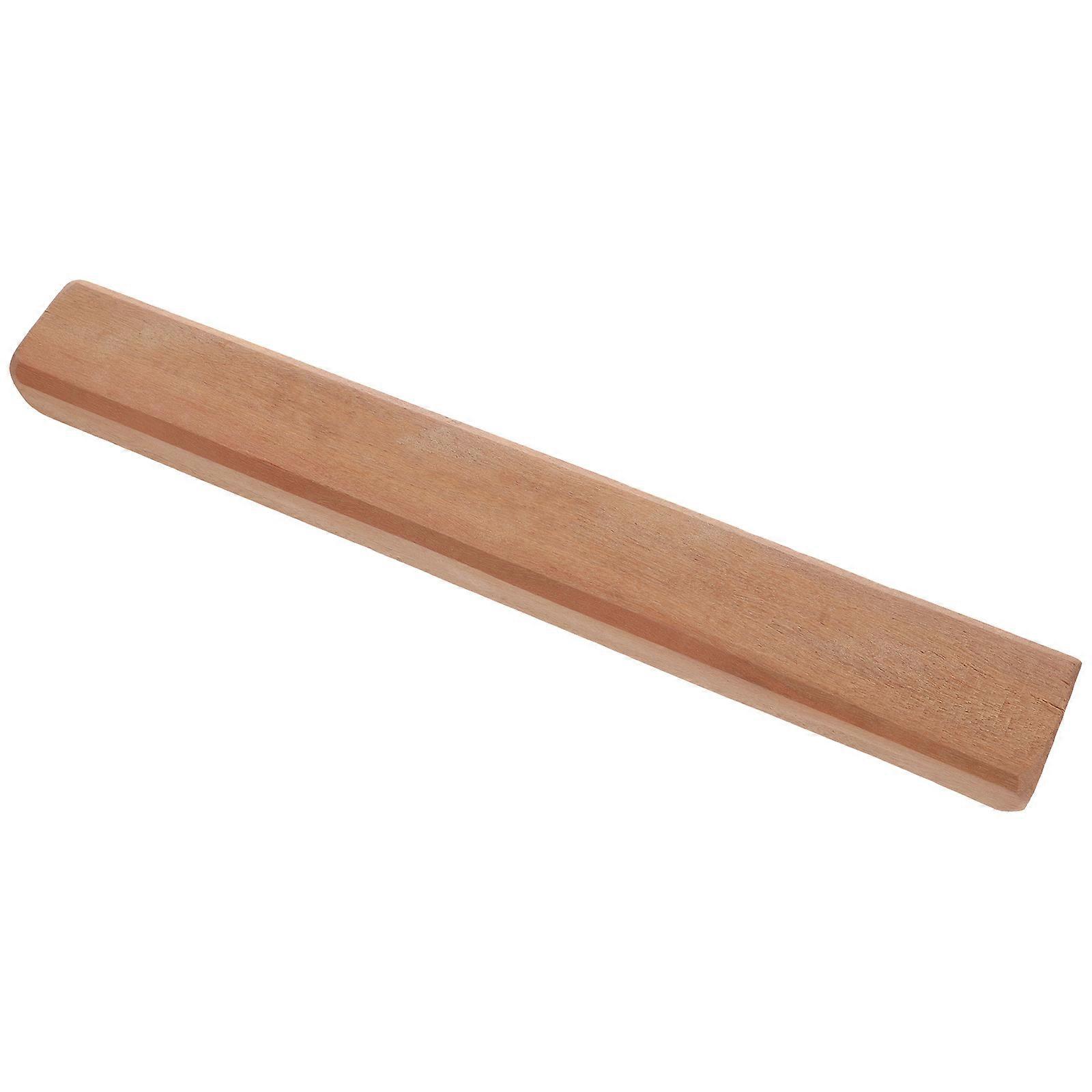Brown Wooden Handle Replacement for 5Pcs Sturdy Wood Grip