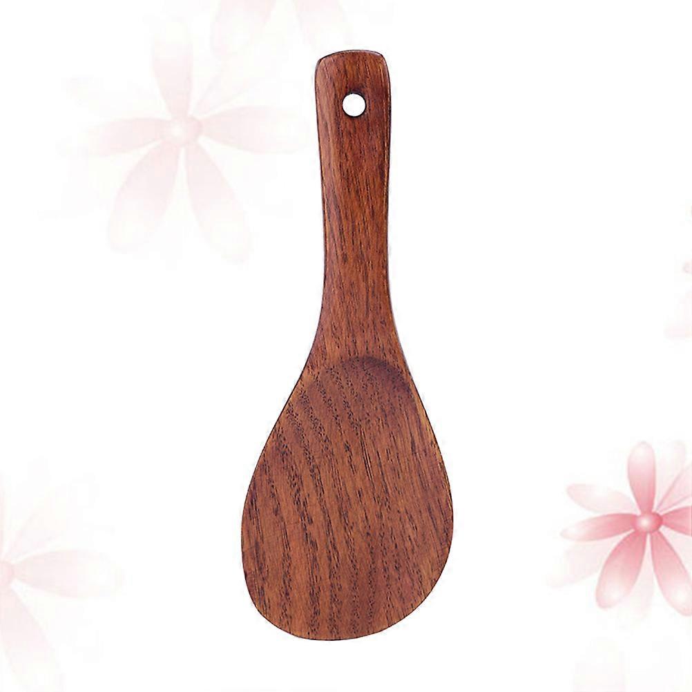 Wood Spoon Solid Wood Oblique Mouth Spoon for Kitchen Use