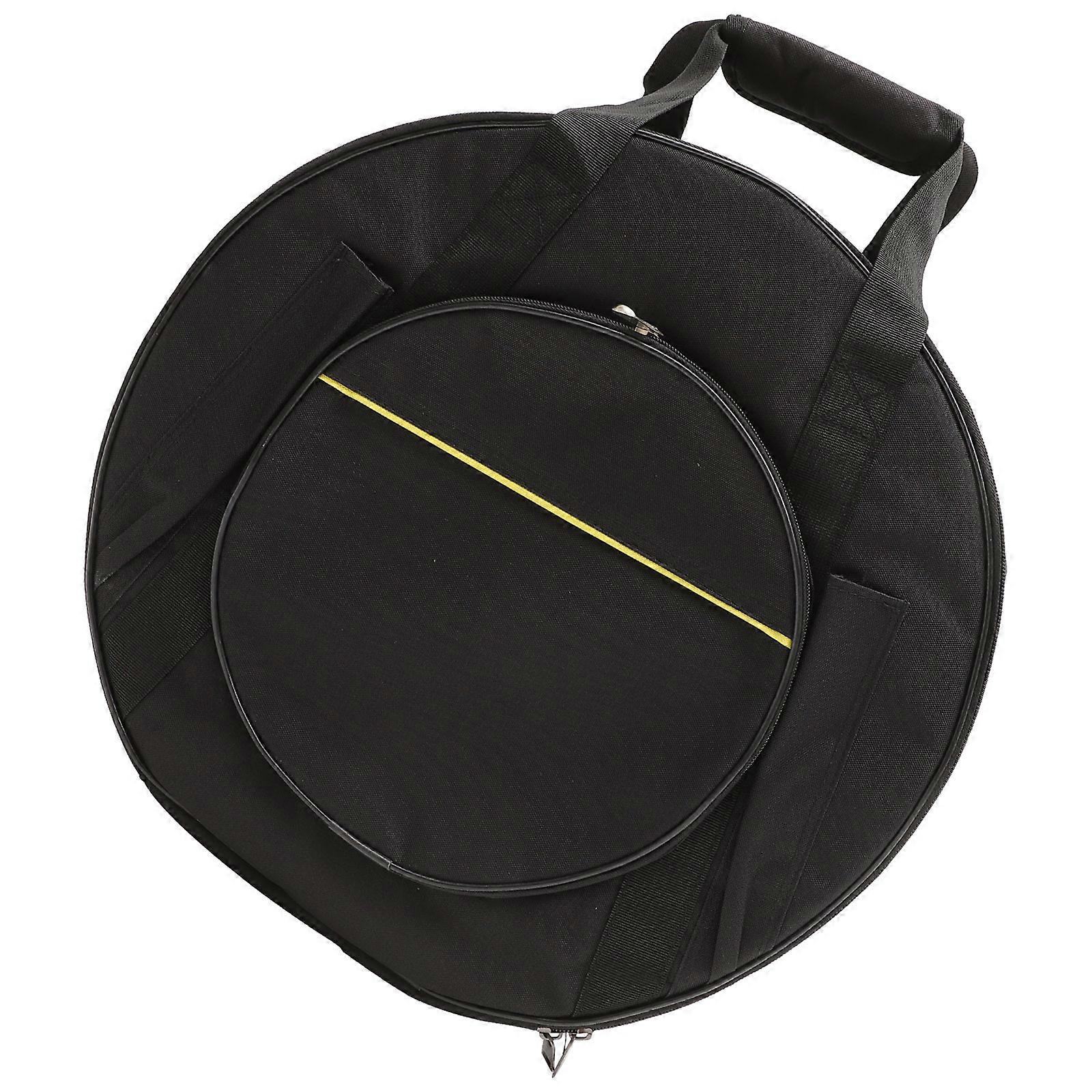 Snare Drum Container Protective Bag for Musicians Transportation Black Oxford Cloth Portable 1Pack